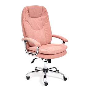 Офисное кресло SOFTY LUX флок, розовый, арт.13952 в Шадринске