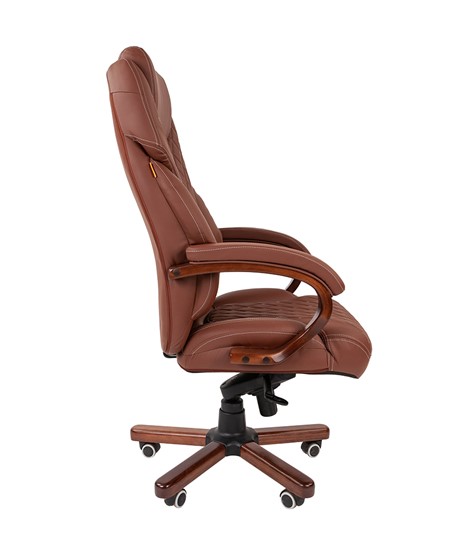 Компьютерное кресло CHAIRMAN 406, коричневый в Шадринске - изображение 3