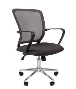 Офисное кресло CHAIRMAN 698 CHROME new Сетка TW-04 (серый) в Шадринске