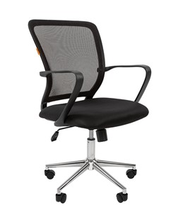 Офисное кресло CHAIRMAN 698 CHROME new Сетка TW-01 (черная) в Кургане