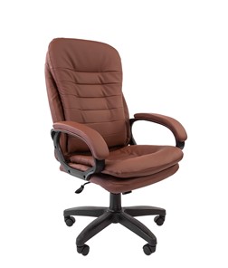 Компьютерное кресло CHAIRMAN 795 LT, экокожа, цвет коричневый в Кургане