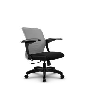 Кресло SU-M-4/подл.160/осн.001, Светло-серый/Черный в Шадринске