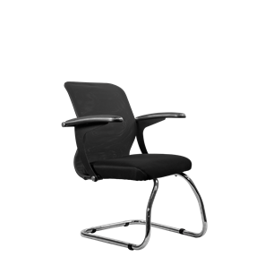 Офисный стул SU-M-4/подл.160/осн.007, Темно-серый/Черный в Шадринске