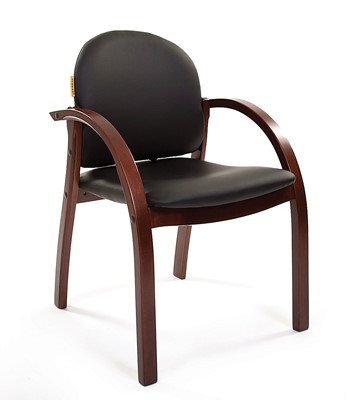 Кресло офисное CHAIRMAN 659 Экокожа черная в Шадринске - изображение