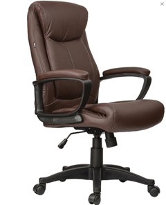 Офисное кресло BRABIX "Enter EX-511", экокожа, коричневое, 531163 в Шадринске