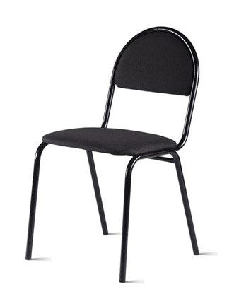 Офисный стул Форма, Текстиль С11/Черная шагрень в Шадринске - изображение