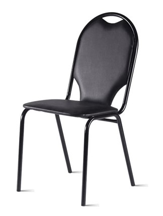 Офисный стул Форма плюс, ВИК 3002/Черная шагрень в Шадринске - изображение