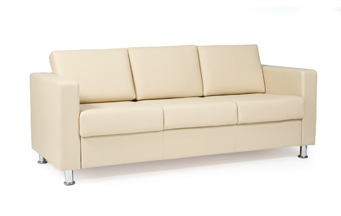 Прямой диван Симпл трехместный, экокожа в Шадринске - изображение 1