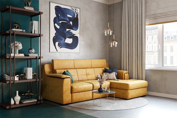 Угловой диван Бруклин с оттоманкой в Шадринске - изображение 8