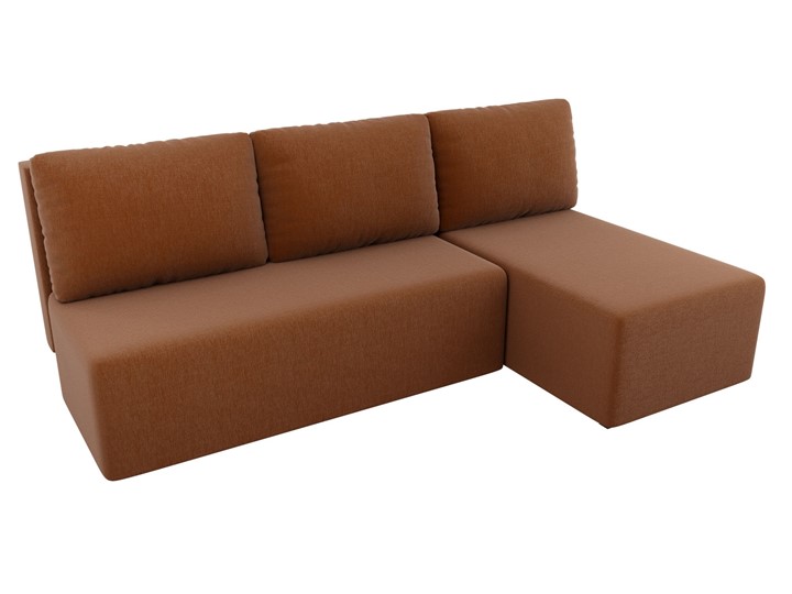 Угловой диван Поло, Коричневый (рогожка) в Кургане - изображение 3