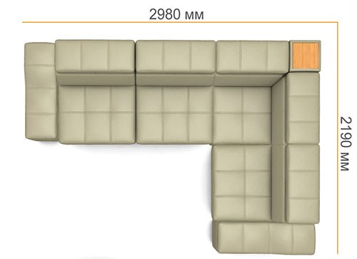 Угловой диван N-0-M ДУ (П1+ПС+УС+Д2+П1) в Шадринске - изображение 4
