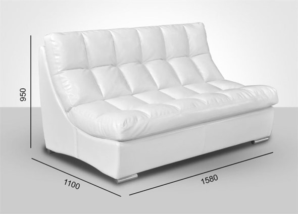 Прямой диван Брайтон с механизмом в Шадринске - изображение