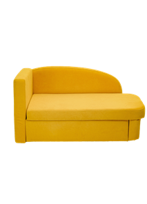 Мягкий диван левый Тедди желтый в Шадринске - предосмотр 1