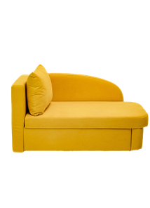 Мягкий диван левый Тедди желтый в Шадринске - предосмотр 4