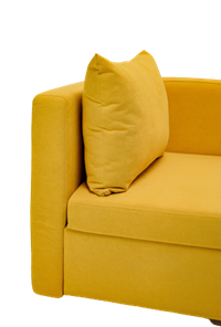 Мягкий диван левый Тедди желтый в Шадринске - предосмотр 5