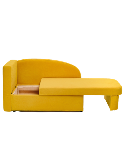 Мягкий диван левый Тедди желтый в Шадринске - изображение 9