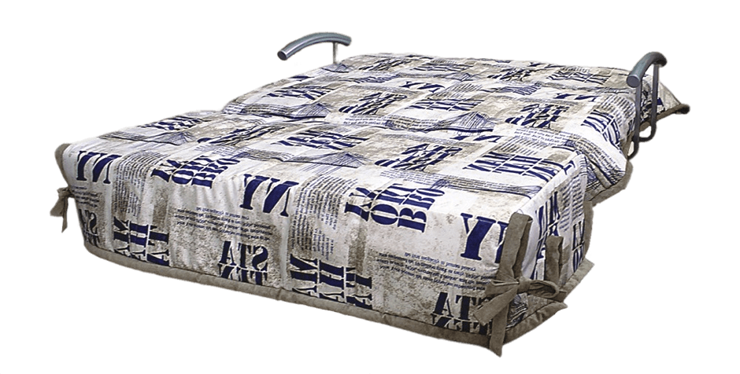 Прямой диван Аккордеон с боковинами, спальное место 1400 в Шадринске - изображение 1