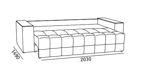 Прямой диван Элегант БД 2022 в Шадринске - изображение 5