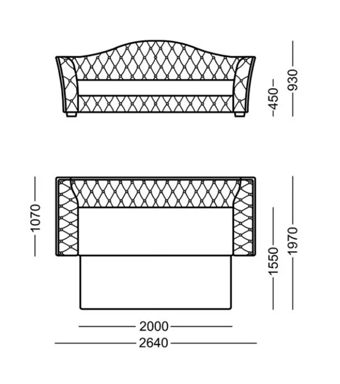 Прямой диван Франческа БД в Шадринске - изображение 6