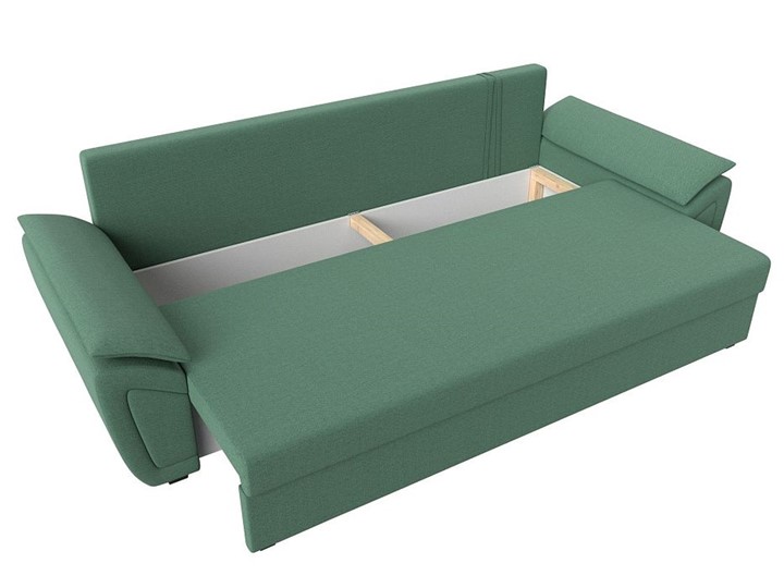 Прямой диван Нэстор Лайт, Амур зеленый (рогожка) в Шадринске - изображение 1