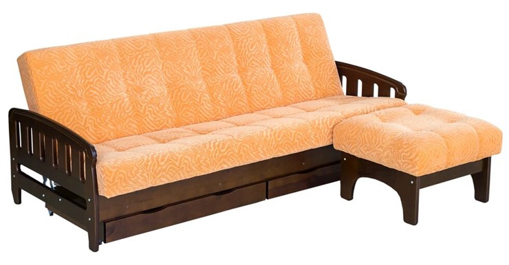 Прямой диван Ретро, Орех в Кургане - изображение 3