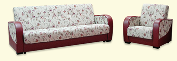 Мебельный набор Элегия 5, диван + кресло в Шадринске