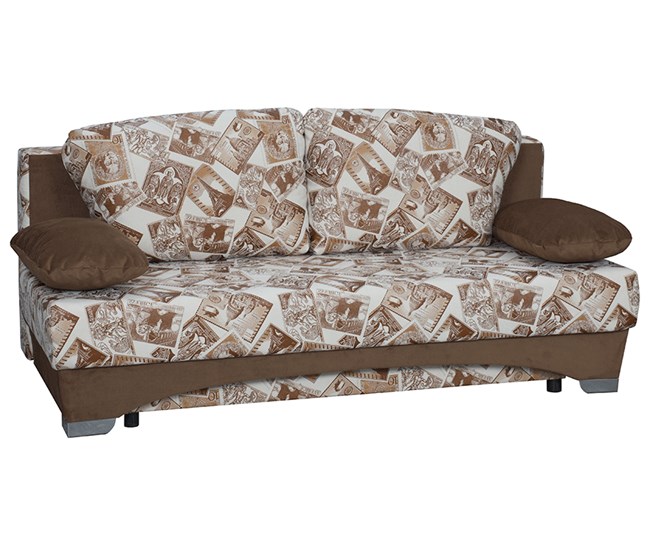 Прямой диван Нео 27 БД пружинный блок в Кургане - изображение 9