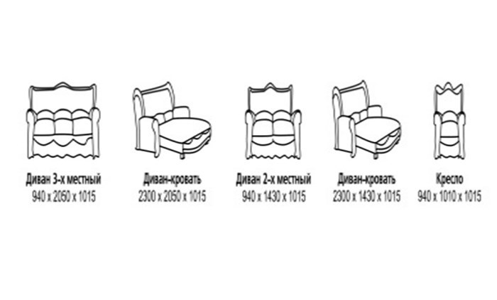 Прямой диван Наполеон, БД3 в Шадринске - изображение 6