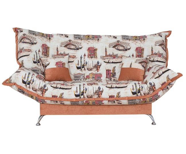 Прямой диван Нео 43 БД Пружинный Блок в Шадринске - изображение 4