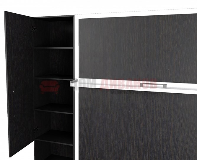 Диван Кровать-трансформер Smart (ШЛ+КД 1400+ШП), 2 шкафа, без подлокотников в Шадринске - изображение 2