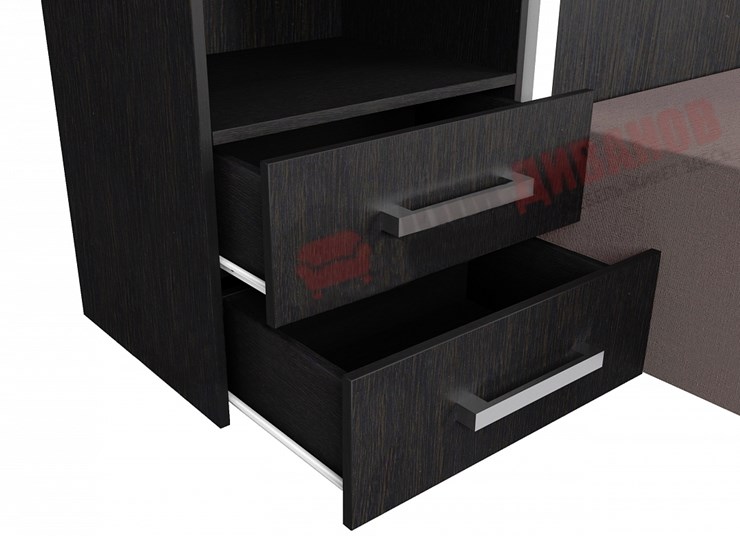 Диван Кровать-трансформер Smart (ШЛ+КД 1400+ШП), 2 шкафа, без подлокотников в Шадринске - изображение 3