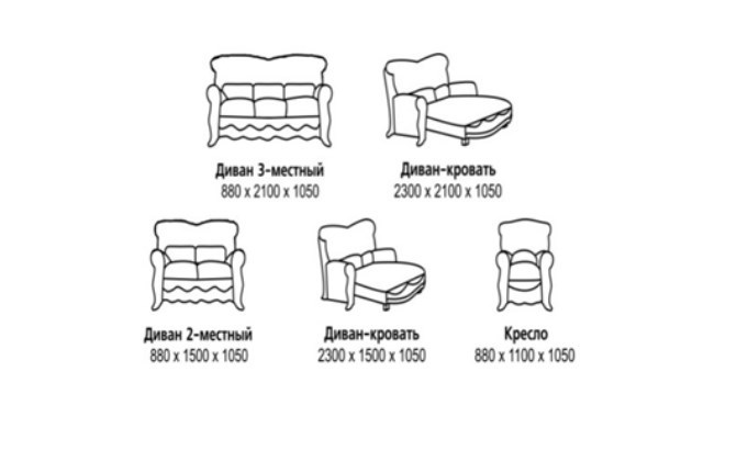 Малый диван Барокко 2, ДМ2 в Шадринске - изображение 4