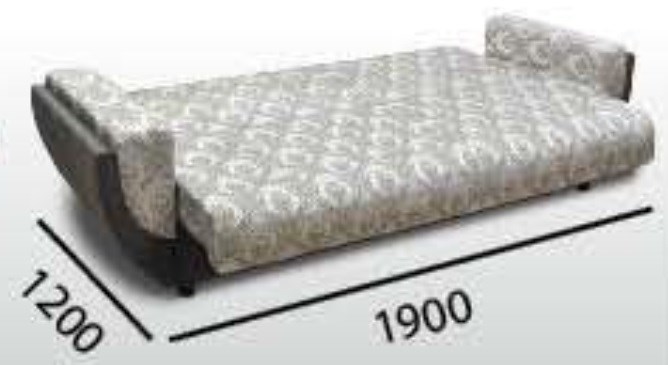 Прямой диван Акварель 2 БД в Шадринске - изображение 1