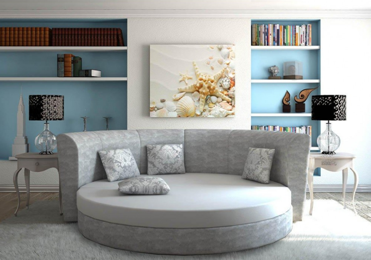 Круглый диван-кровать Смайл в Шадринске - изображение 5