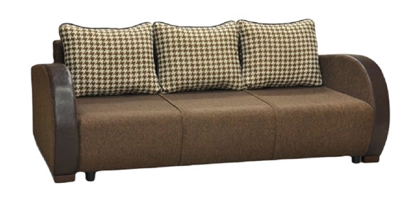Прямой диван Европа 1 БД ППУ в Кургане - изображение