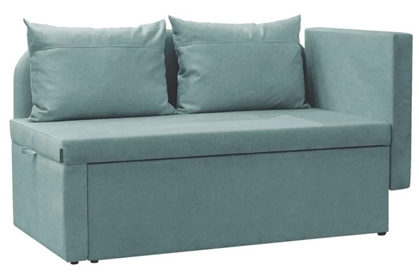 Прямой диван Мирка, newtone aqua blue в Шадринске - изображение