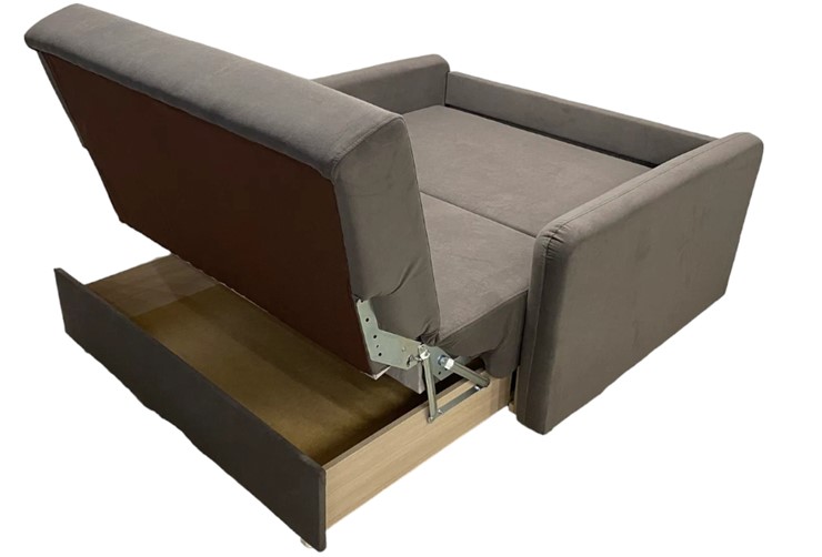 Прямой диван Уют  Аккордеон 1200  БД с подлокотником, НПБ в Шадринске - изображение 7
