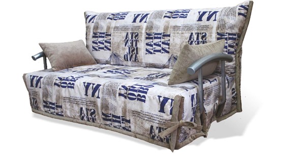Прямой диван Аккордеон с боковинами, спальное место 1400 в Шадринске - изображение