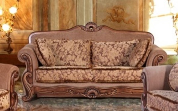 Прямой диван Лувр 2, ДБ3 в Шадринске - изображение