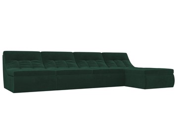 Модульный раскладной диван Холидей, Зеленый (велюр) в Шадринске