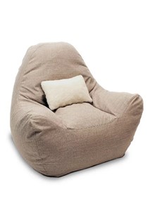 Кресло-мешок КлассМебель Эдем, рогожка орион, бежевый в Кургане