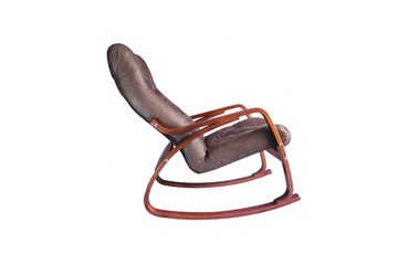 Кресло-качалка Гранд, замша шоколад в Кургане - предосмотр 1