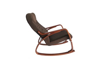 Кресло-качалка Женева, ткань шоколад в Шадринске - предосмотр 1