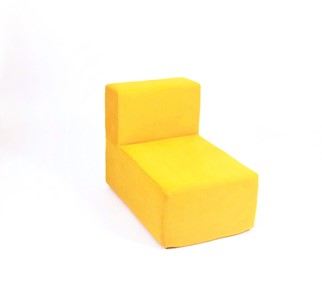 Кресло Тетрис 50х80х60, желтое в Шадринске