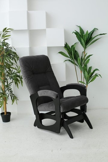 Кресло-качалка Леон маятниковая, ткань AMIGo графит 29-Т-ГР в Шадринске - изображение 6