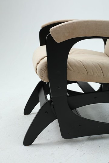 Кресло-качалка Леон маятниковая, ткань AMIGo песок 29-Т-П в Кургане - изображение 11
