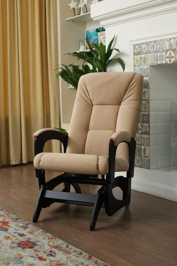 Кресло-качалка Леон маятниковая, ткань AMIGo песок 29-Т-П в Кургане - изображение 4