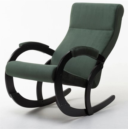 Кресло-качалка Корсика, ткань Amigo Green 34-Т-AG в Шадринске - изображение