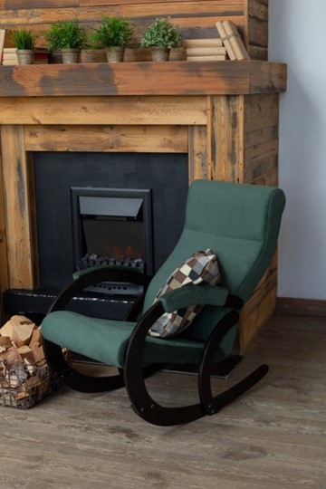 Кресло-качалка Корсика, ткань Amigo Green 34-Т-AG в Кургане - изображение 7