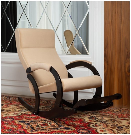 Кресло-качалка Марсель, ткань Amigo Beige 33-Т-AB в Шадринске - изображение 6
